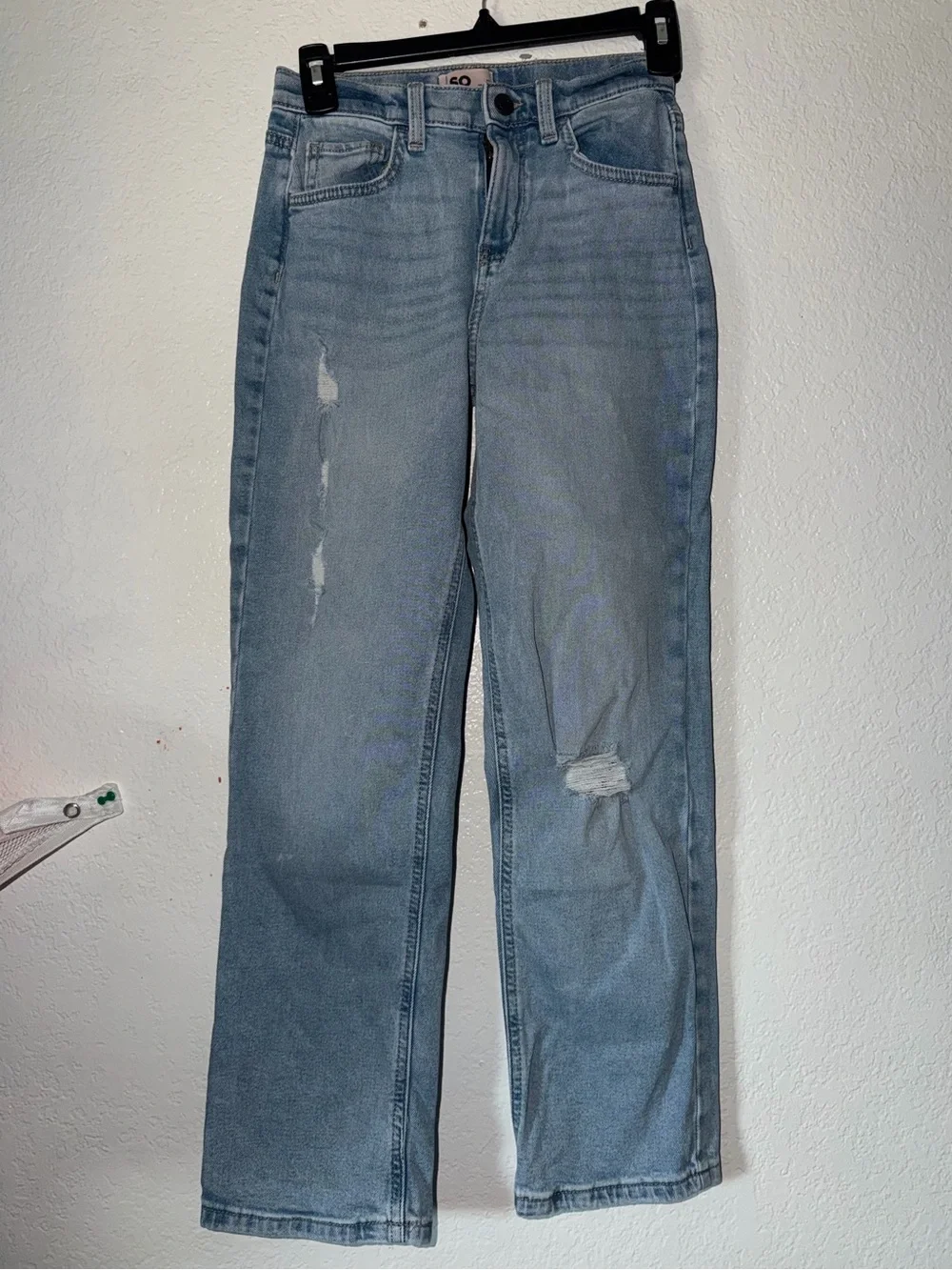SO Light Blue Distressed Kids Jeans